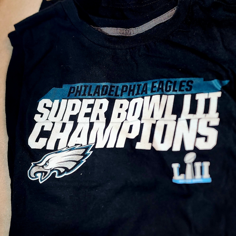 Philadelphia Eagles Super Bowl LII Champions  T-Shirt large NFL Fanatics